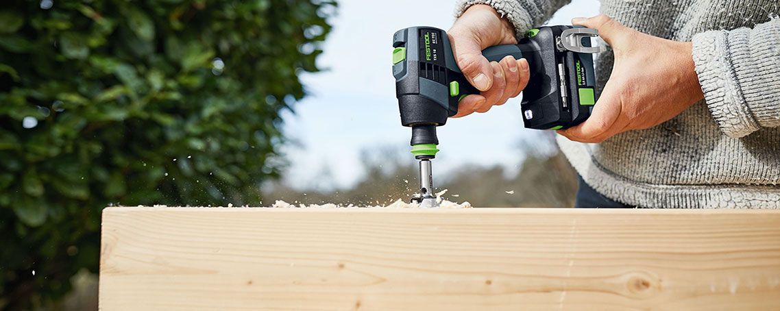 Los nuevos taladros a batería Festool: CXS 18 y TXS 18 